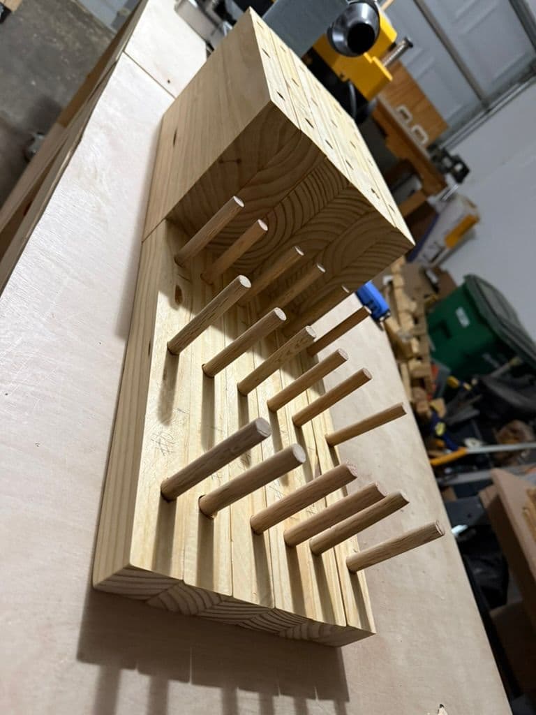 Dark Walnut Floating Shelves